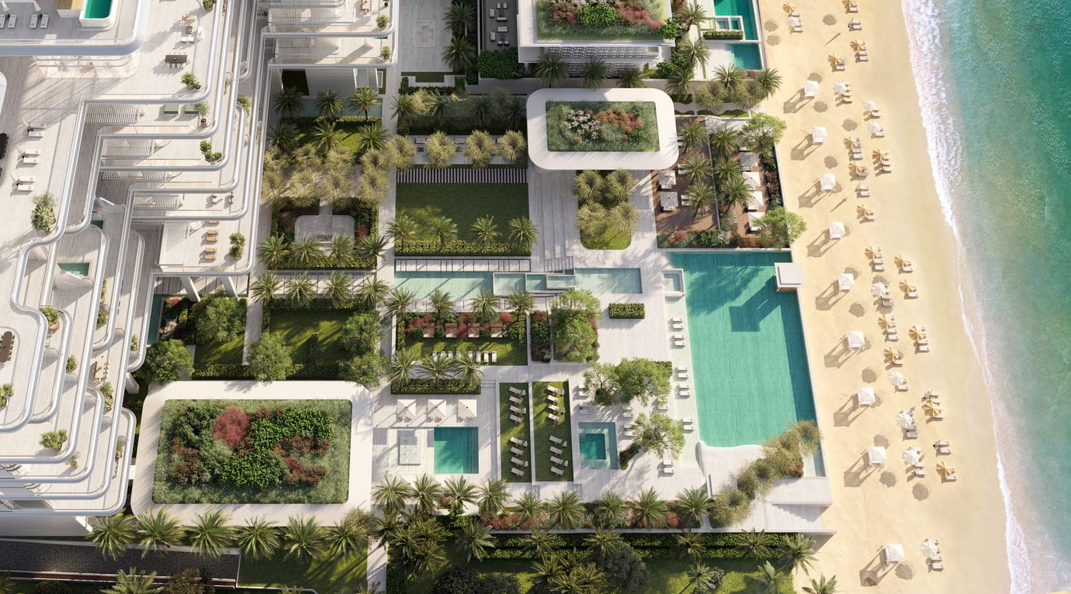 Orla Dorchester Collection amenity Resident Only Beach Club With Indoor Pool - Palm Jumeirah, Dubai - by Omniyat
