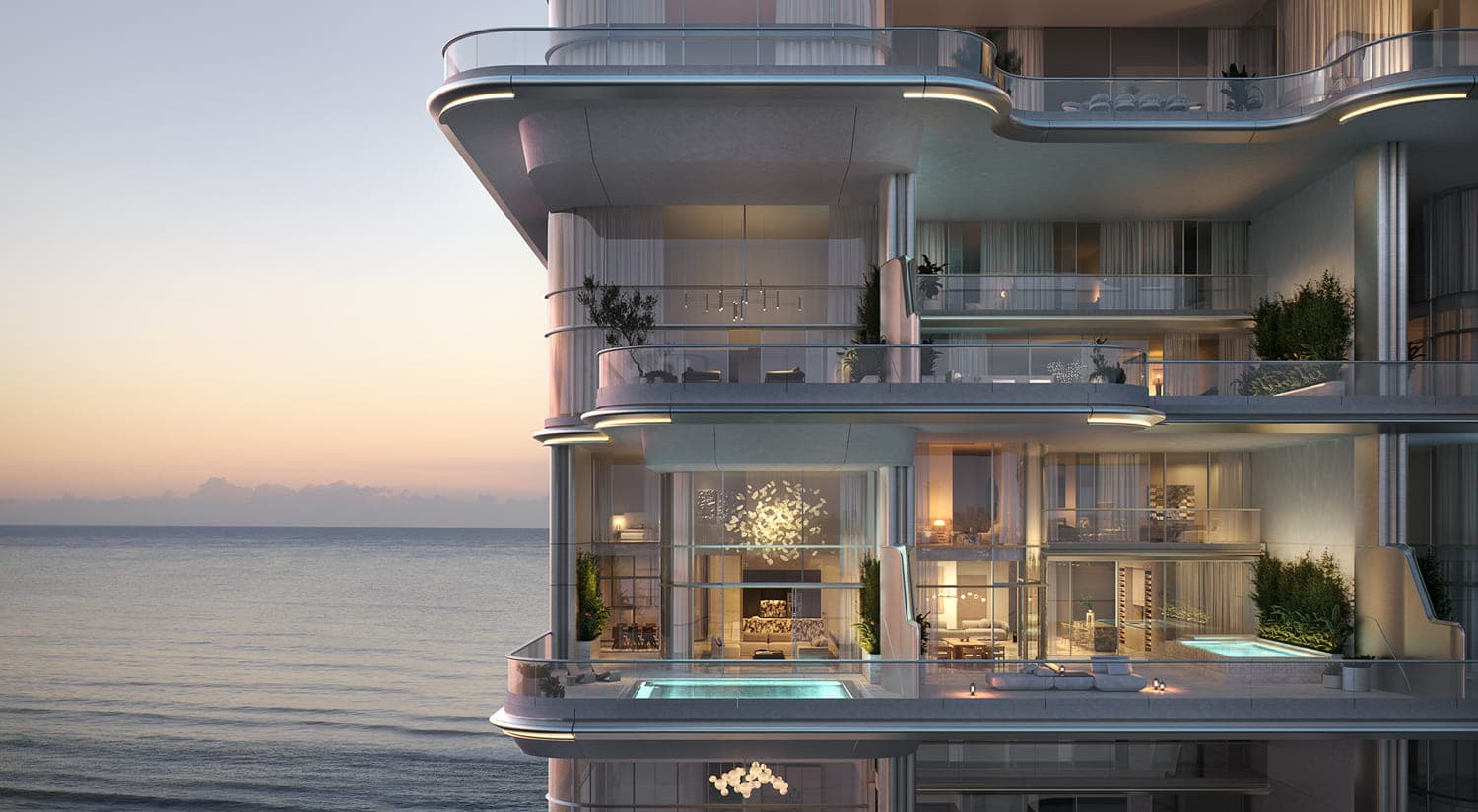 Orla Dorchester Collection amenity Plunge Pools And Jacuzzis - Palm Jumeirah, Dubai - by Omniyat