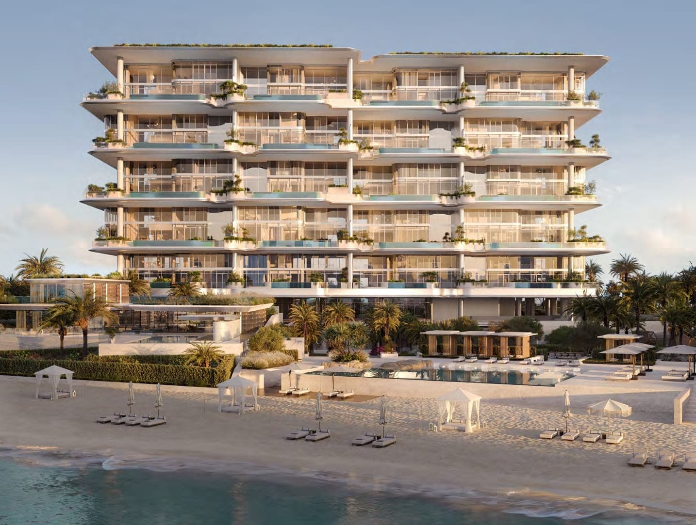 Orla Infinity Dorchester Collection amenity Private Beach - Palm Jumeirah, Dubai - by Omniyat