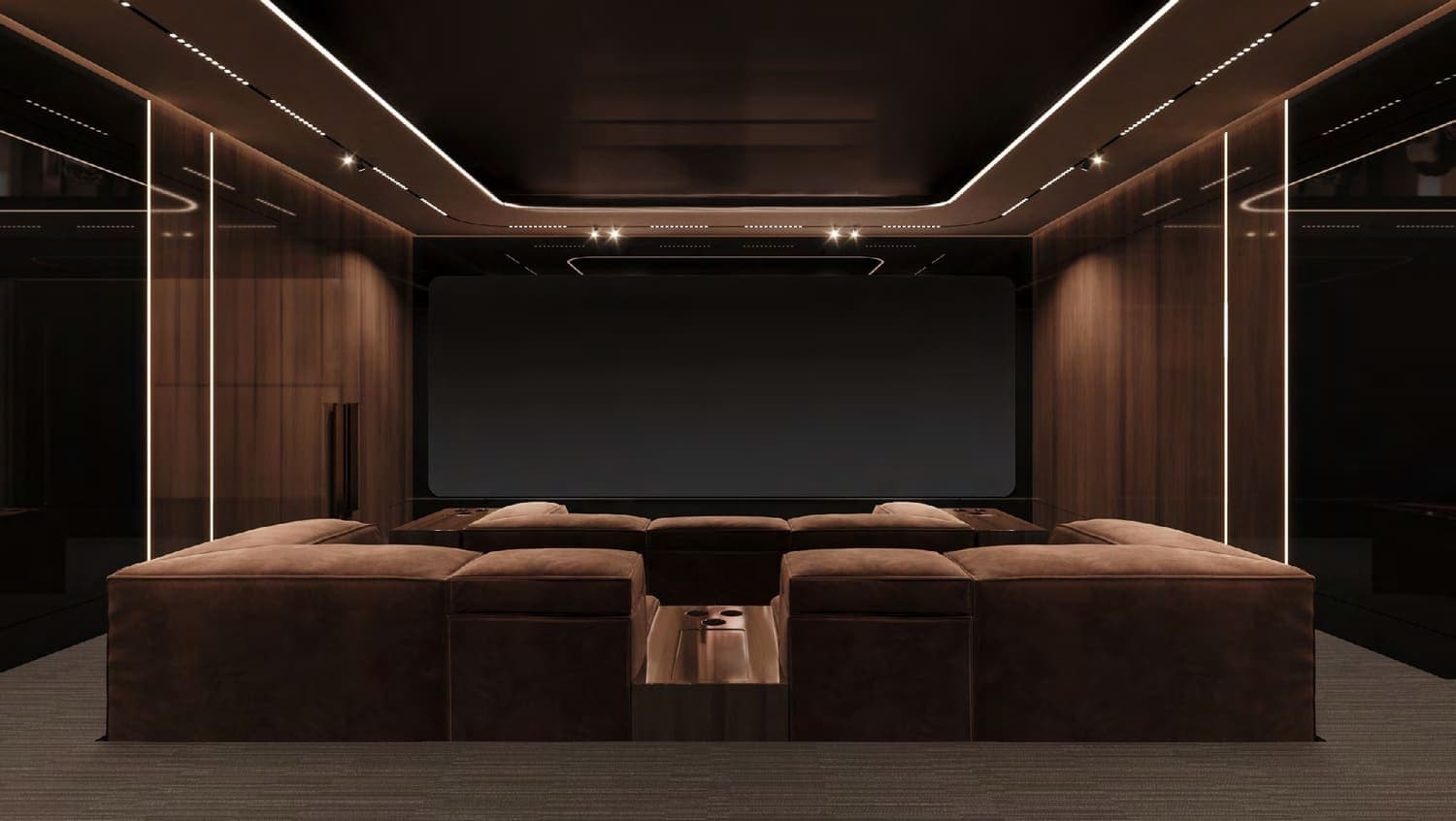 Orla Infinity Dorchester Collection amenity Private Cinema - Palm Jumeirah, Dubai - by Omniyat