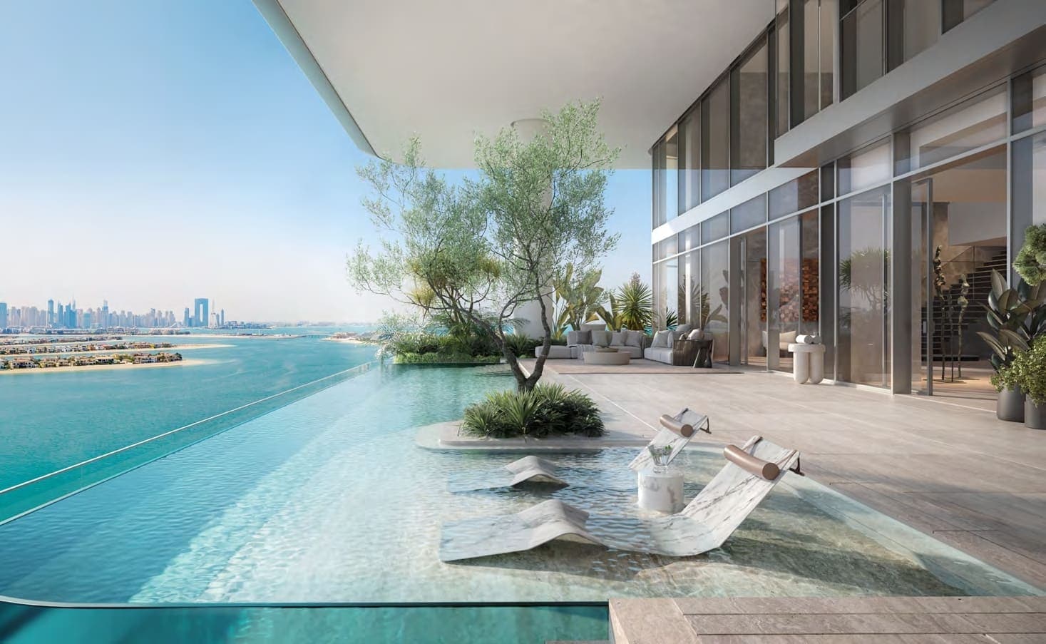 Orla Infinity Dorchester Collection amenity Private Pools - Palm Jumeirah, Dubai - by Omniyat