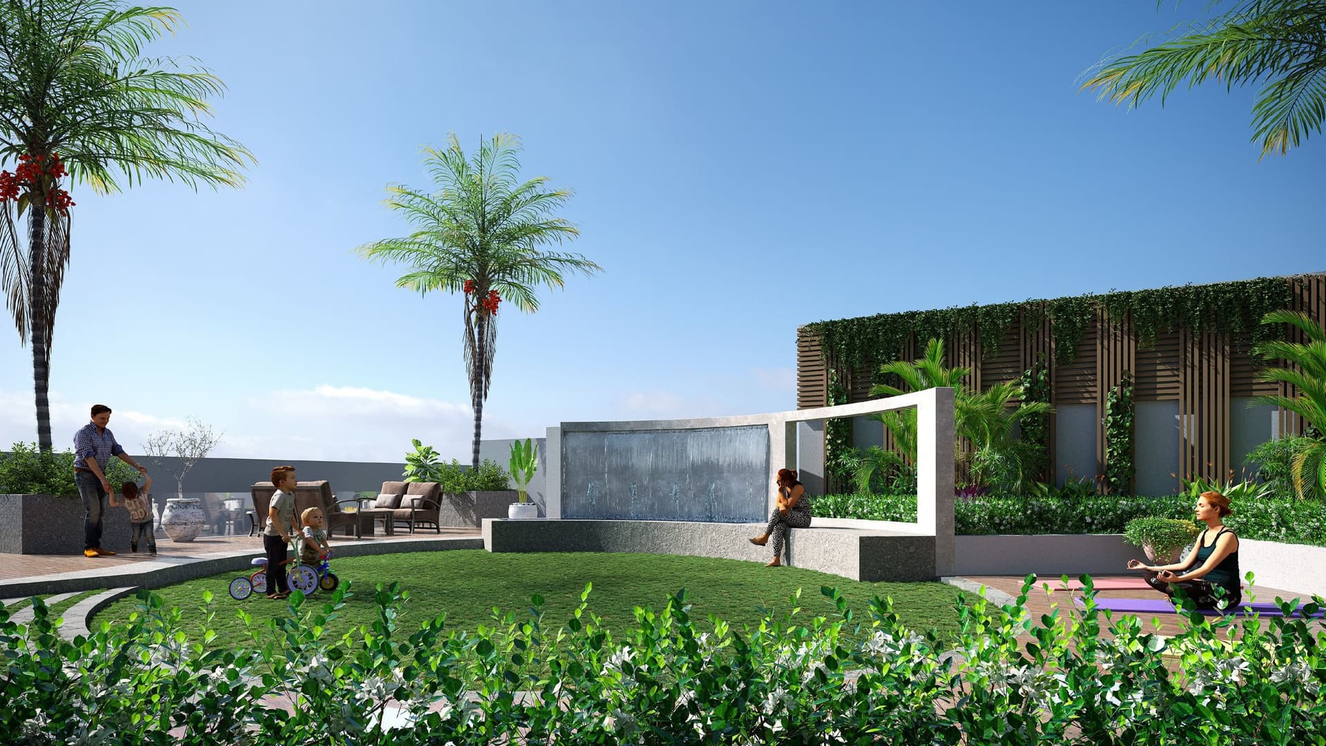 Oxford 10 amenity Zen Garden in JVC (Jumeirah Village Circle), Dubai, by Iman Developers