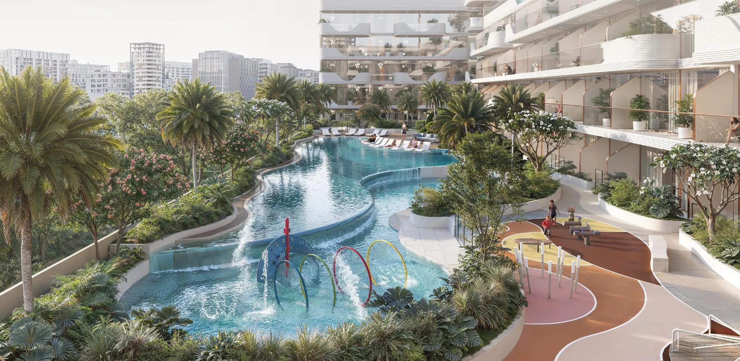 Oxford Cove by Iman amenity Swimming Pool - JVC (Jumeirah Village Circle), Dubai - by Iman Developers