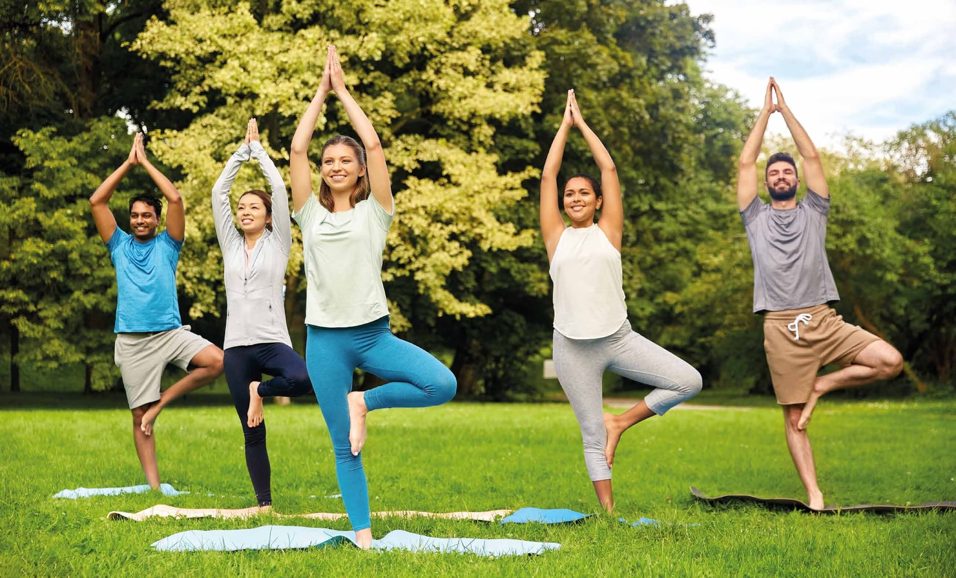 Oxford Gardens amenity Outdoor Yoga Area in Arjan, Dubai, by Iman Developers