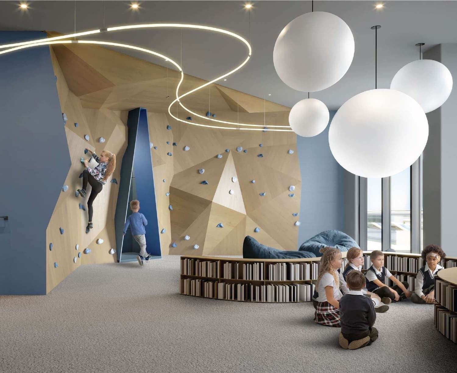 Ozone 1 amenity Kids Area With A Climbing Wall - JVC (Jumeirah Village Circle), Dubai - by Object 1