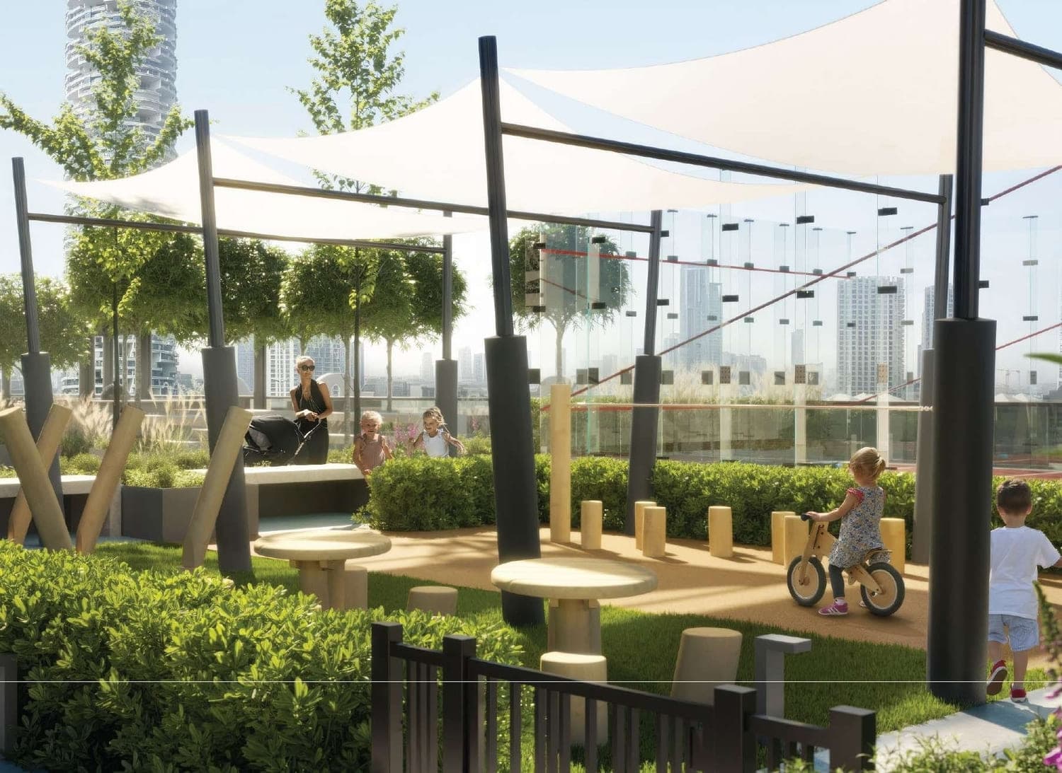 Ozone 1 amenity Outdoor Kids Area - JVC (Jumeirah Village Circle), Dubai - by Object 1