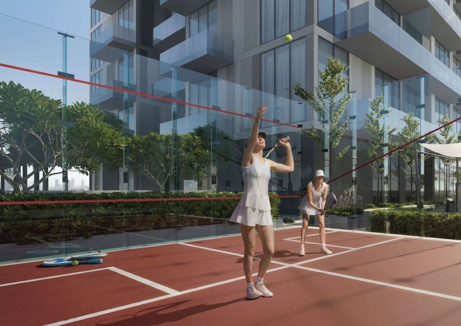 Ozone 1 amenity Outdoor Squash Court - JVC (Jumeirah Village Circle), Dubai - by Object 1