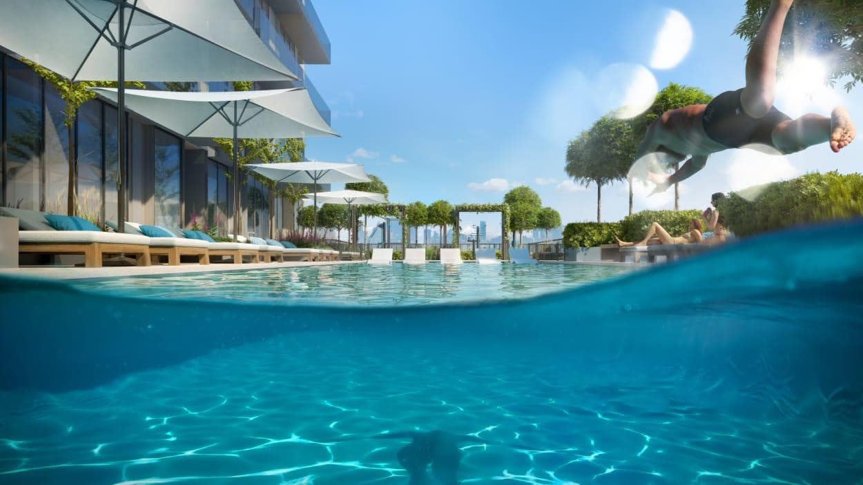 Ozone 1 amenity Swimming Pool - JVC (Jumeirah Village Circle), Dubai - by Object 1