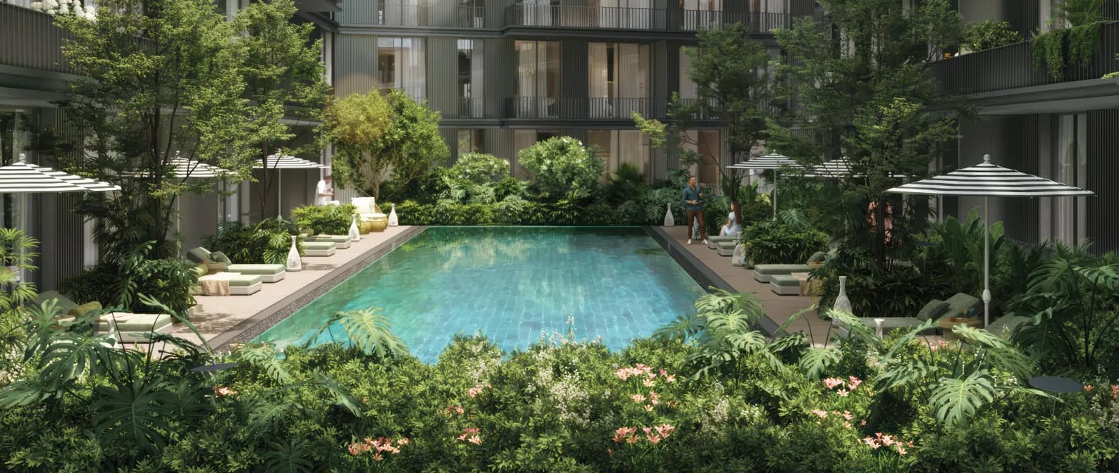 Palace Residences Al Mamsha amenity Adult & Children’s Pools - Muwailih, Dubai - by Alef Group