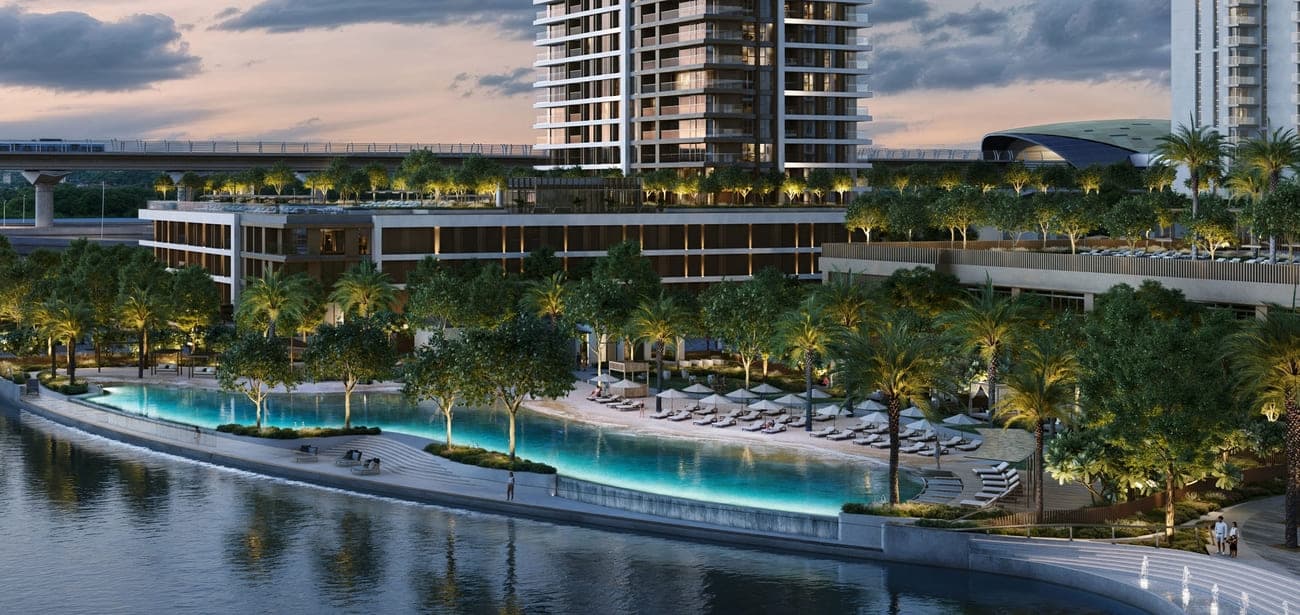 Palace Residences Creek Blue amenity Access To Urban Beach - Dubai Creek Harbour, Dubai - by Emaar
