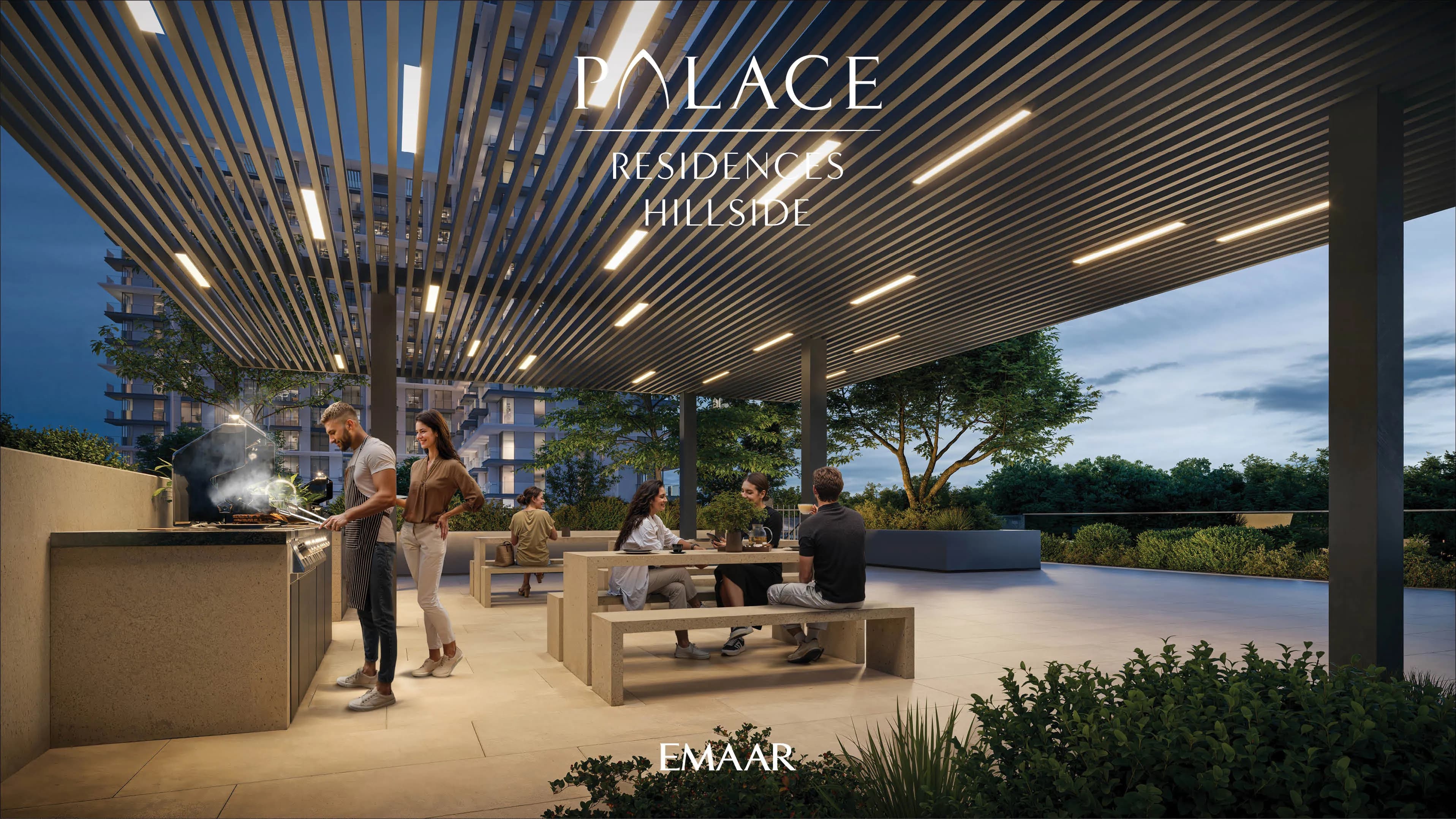 Palace Residences Hillside amenity BBQ Area - Dubai Hills, Dubai - by Emaar