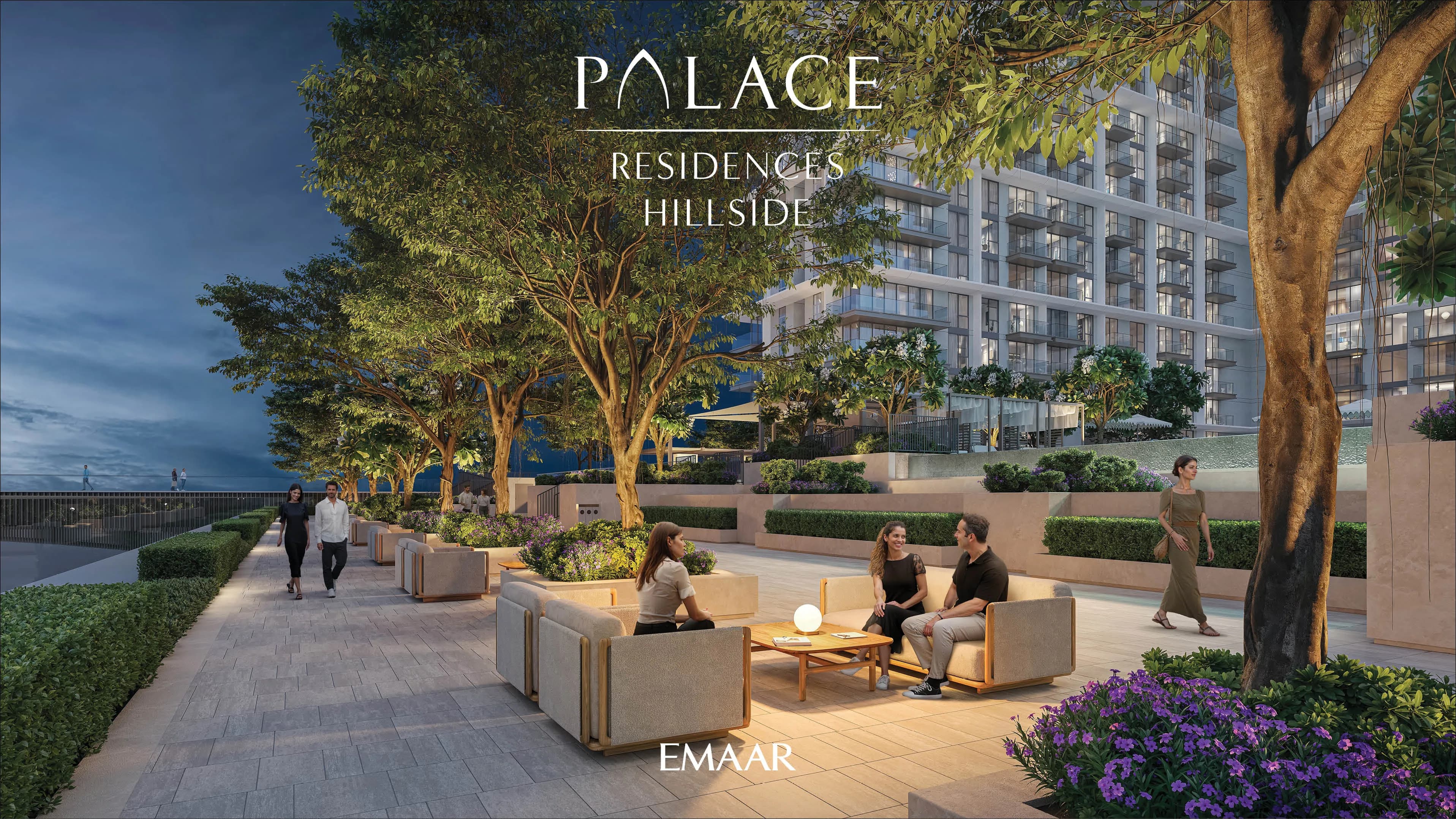 Palace Residences Hillside amenity Podium Deck - Dubai Hills, Dubai - by Emaar
