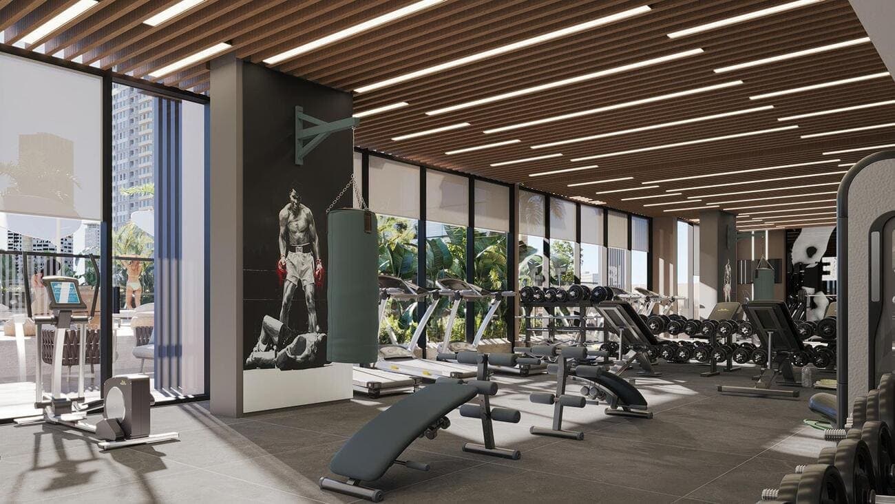 Palatium Residence amenity Gym - JVC (Jumeirah Village Circle), Dubai - by Ahmadyar Real Estate Development