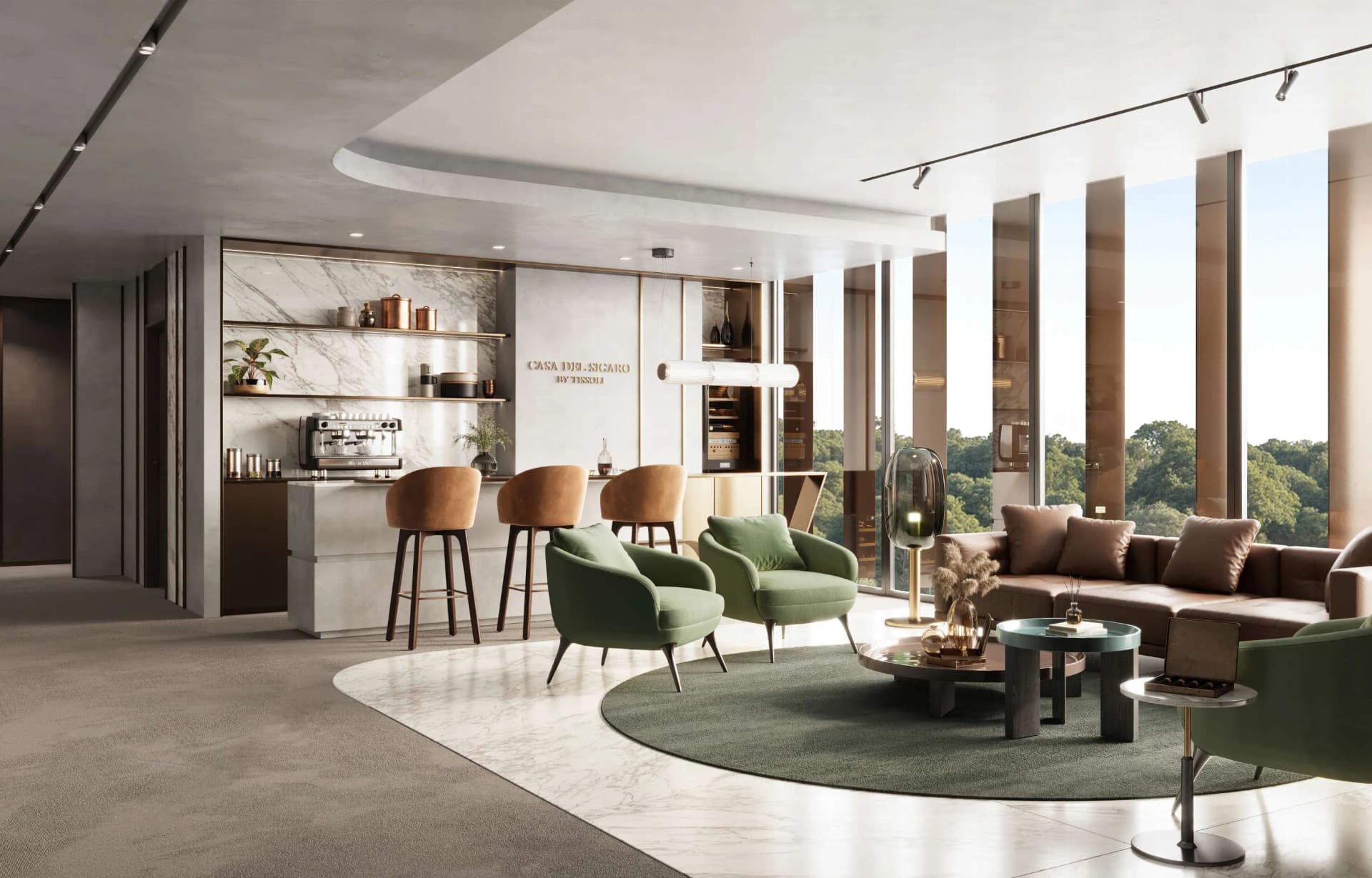 Palazzo Tissoli amenity Cigar Lounge in Al Marjan Island, Ras Al Khaimah