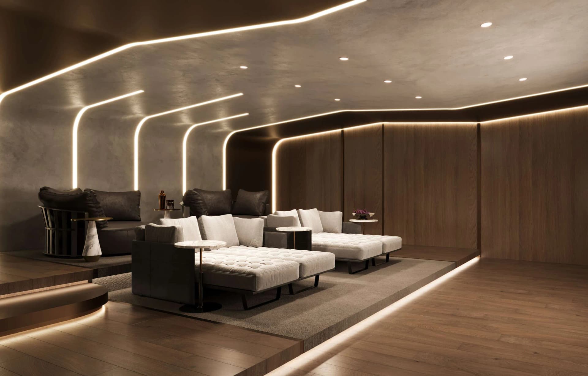 Palazzo Tissoli amenity Cinema Room in Al Marjan Island, Ras Al Khaimah