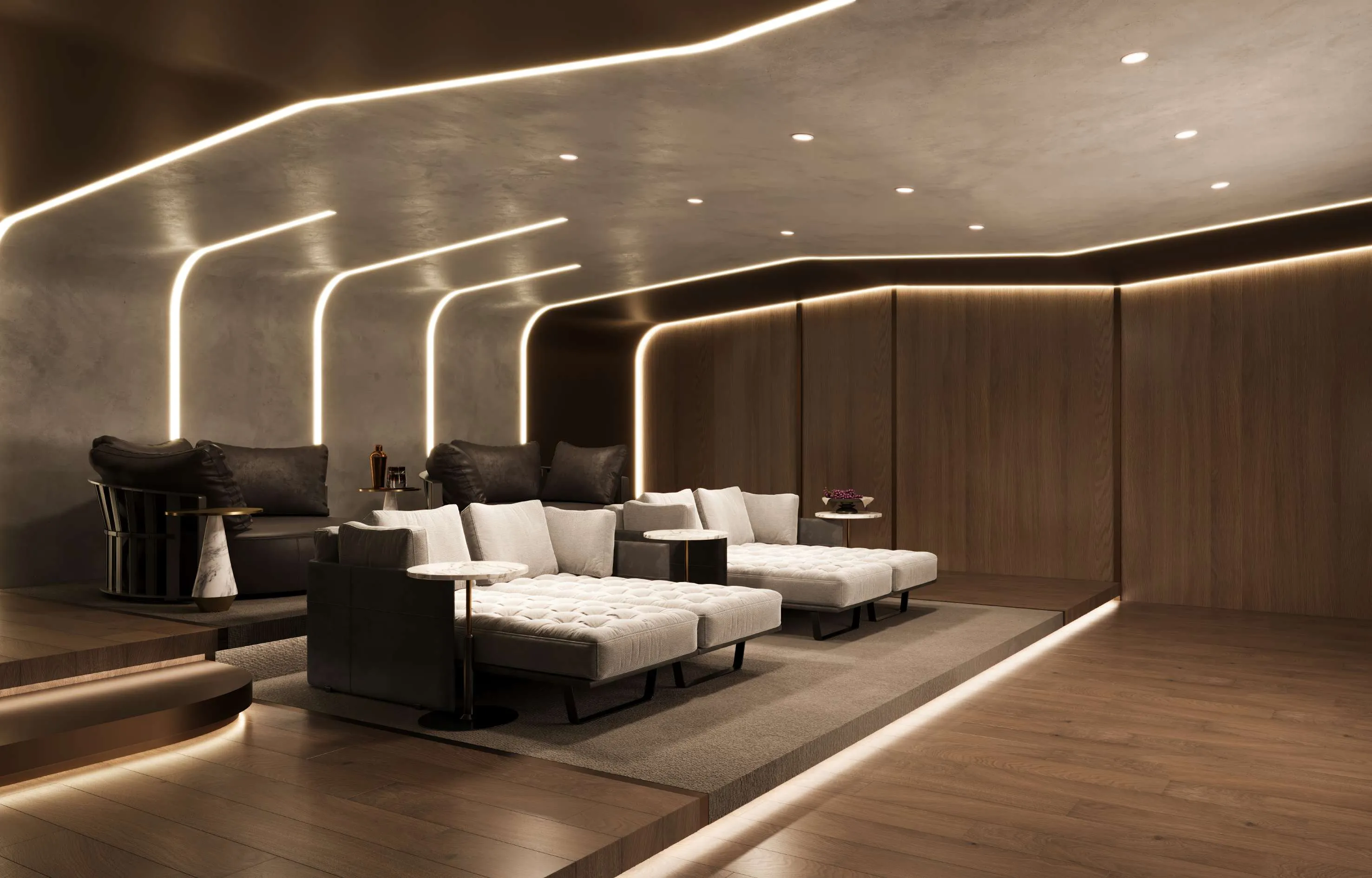 Palazzo Tissoli amenity Cinema Room - Al Marjan Island, Dubai - by Tissoli