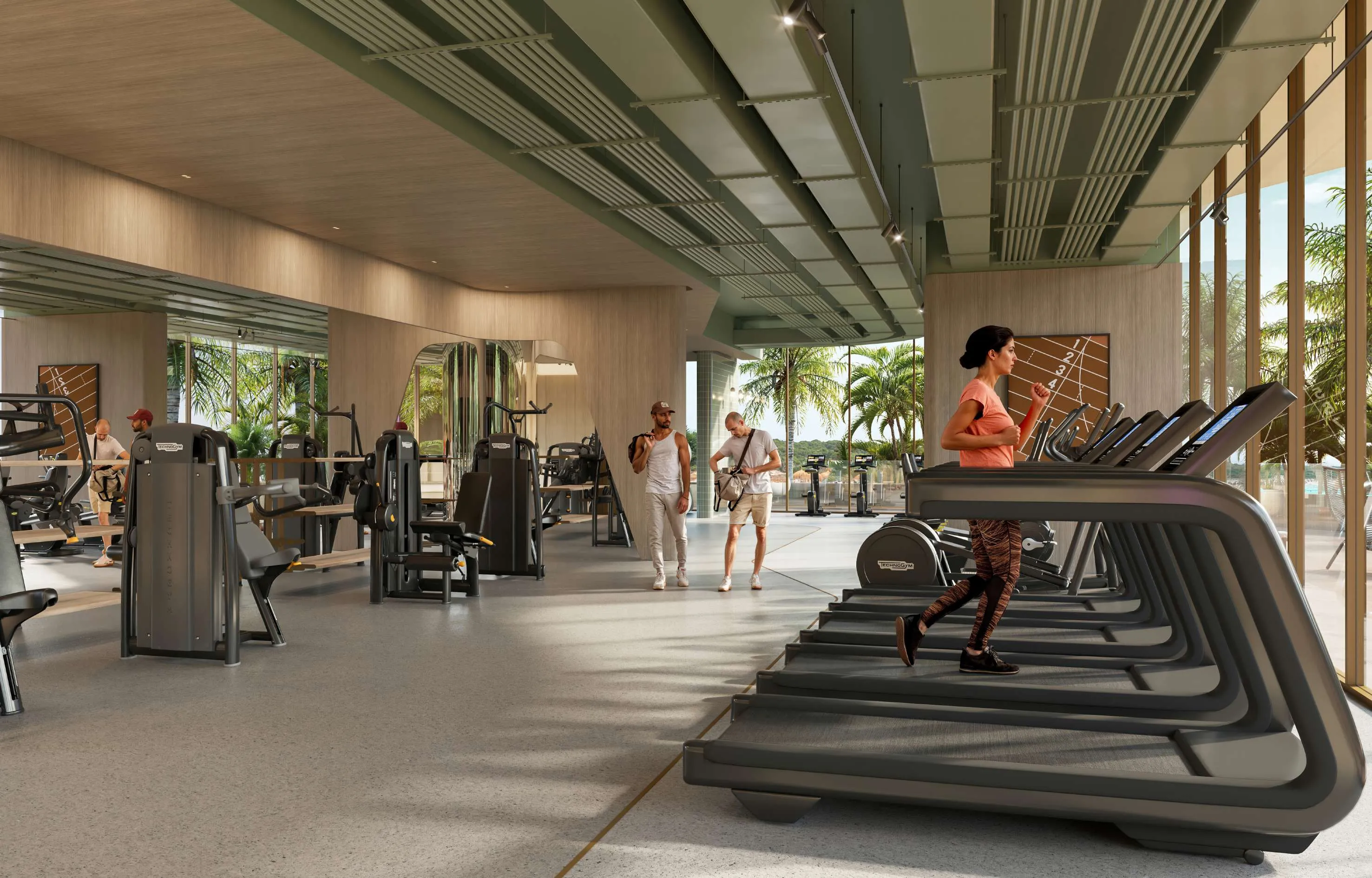 Palazzo Tissoli amenity Gym & Stretching Studio - Al Marjan Island, Dubai - by Tissoli