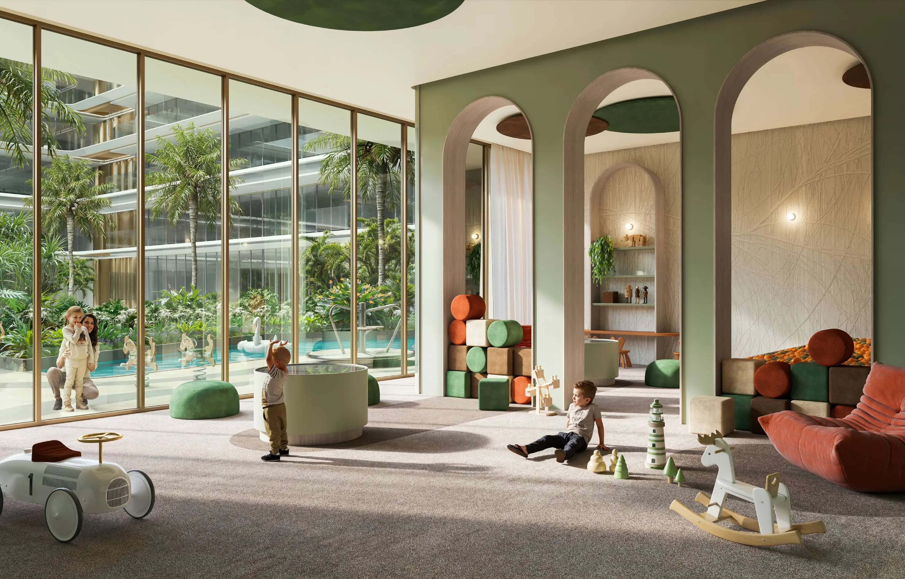 Palazzo Tissoli amenity Kids’ Play Room - Al Marjan Island, Dubai - by Tissoli