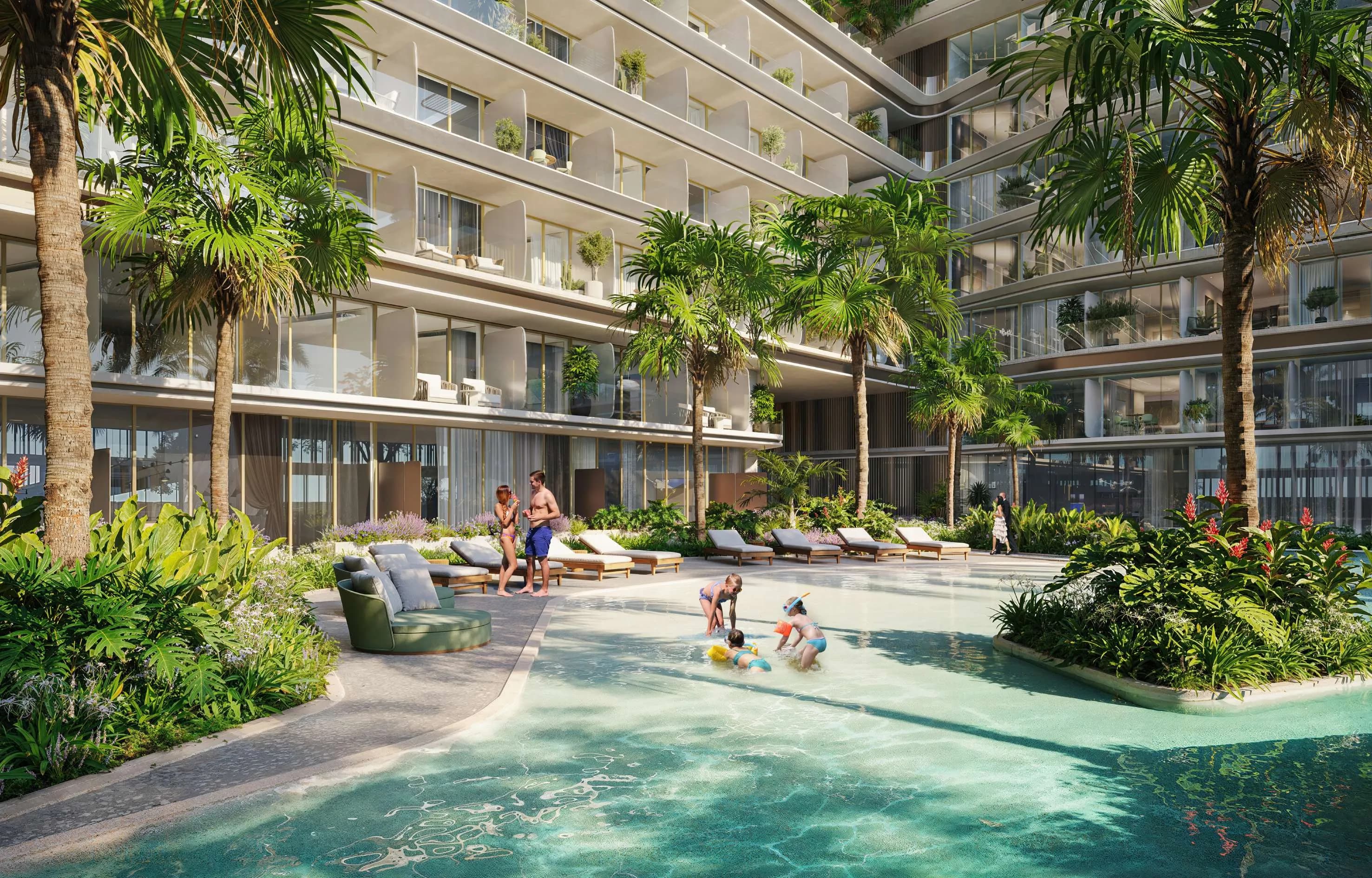 Palazzo Tissoli amenity Kids’ Pool & Splash Area - Al Marjan Island, Dubai - by Tissoli