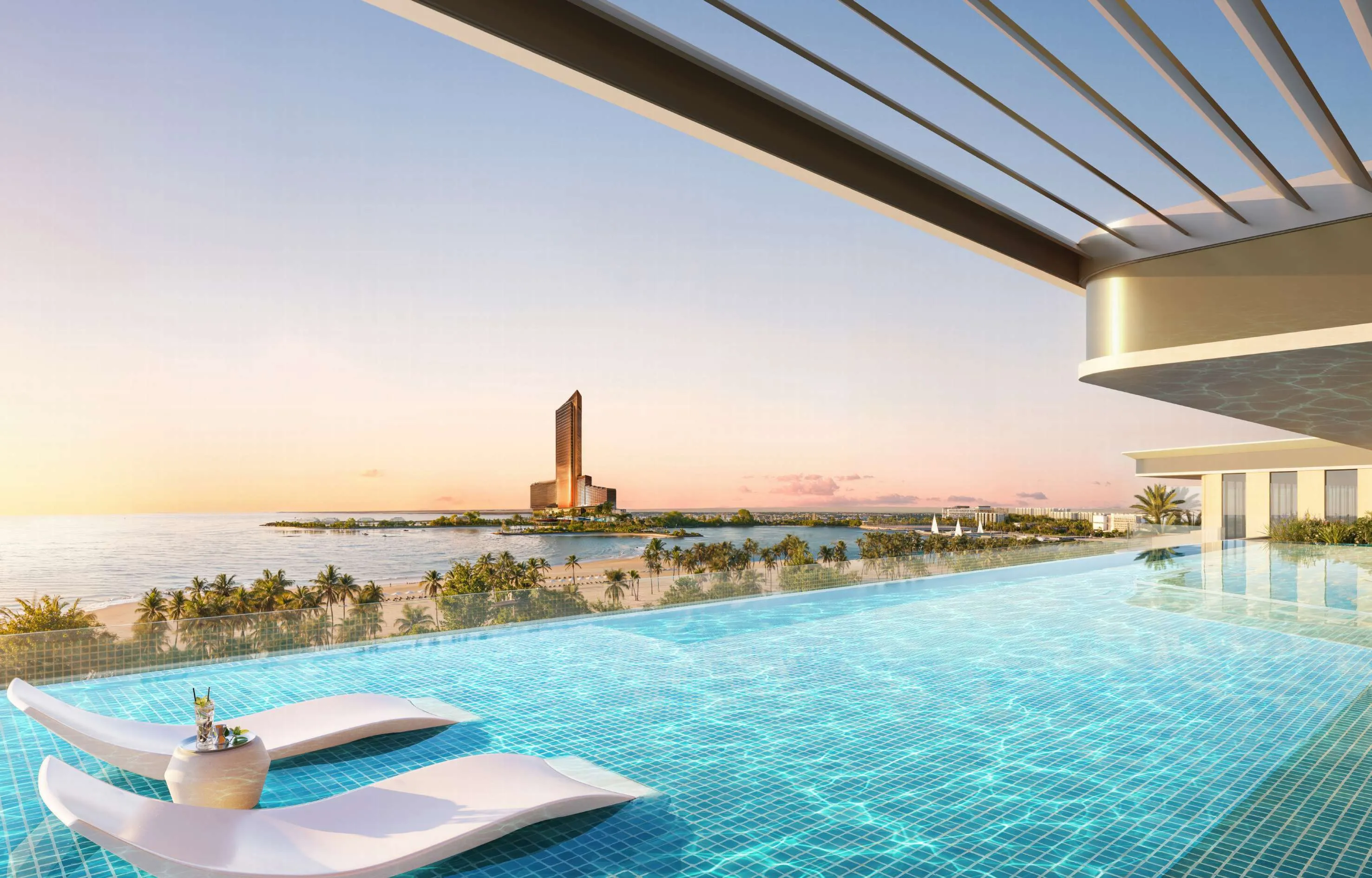 Palazzo Tissoli amenity Sky Pool - Al Marjan Island, Dubai - by Tissoli
