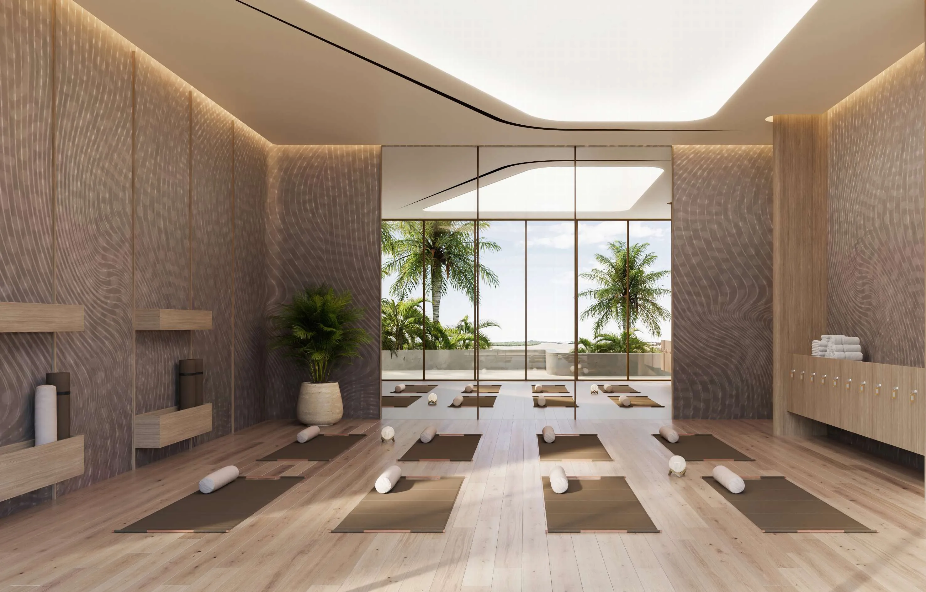 Palazzo Tissoli amenity Yoga Studio - Al Marjan Island, Dubai - by Tissoli