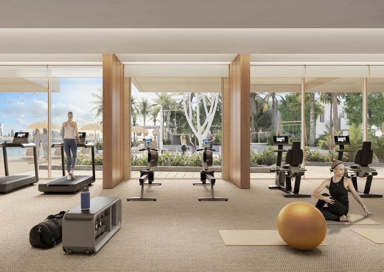 Palm Beach Tower 3 amenity Indoor Gym - Dubai Marina, Dubai - by Nakheel