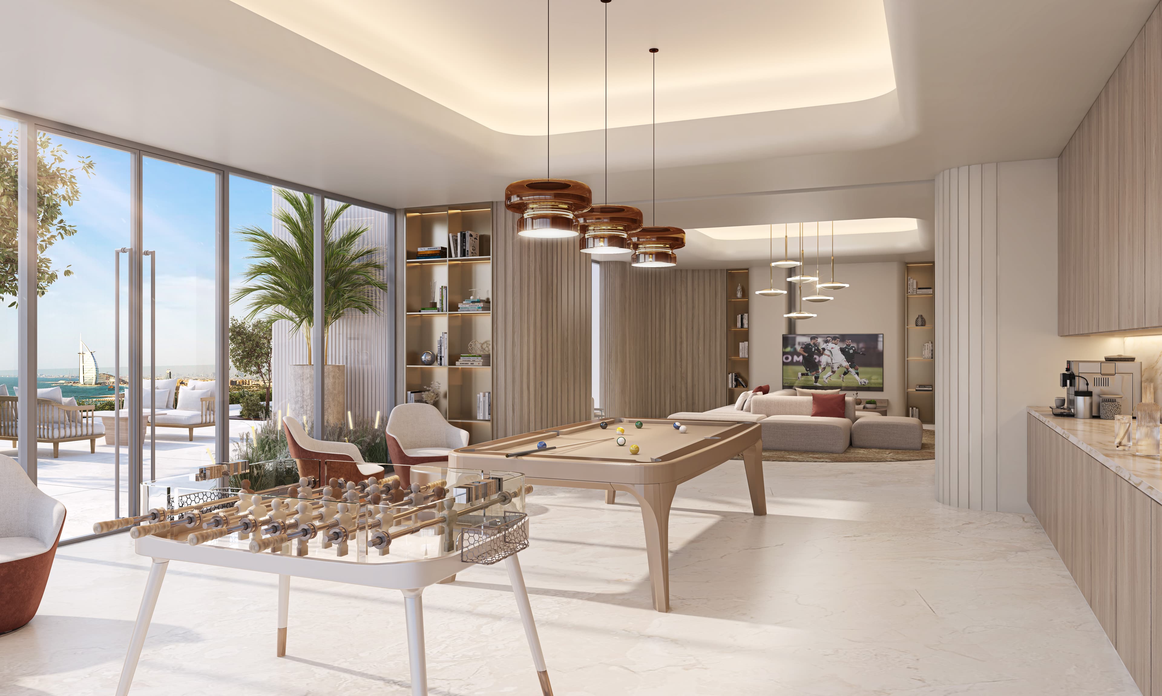 Palm Beach Tower 3 amenity Multi Functional Room - Dubai Marina, Dubai - by Nakheel