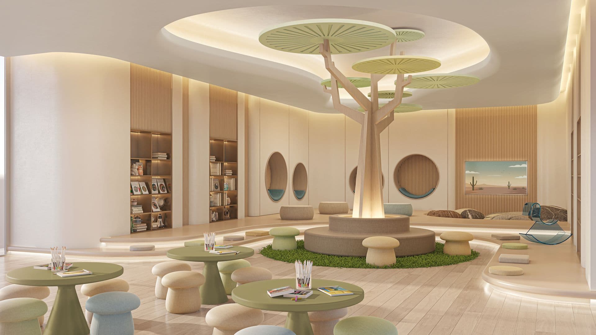 Palm Beach Tower 3 amenity Kids Play Area - Dubai Marina, Dubai - by Nakheel