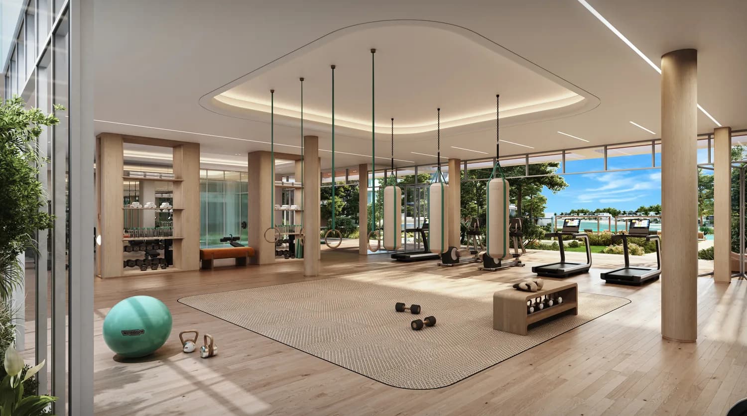 Palm Central Private Residences amenity Gym - Palm Jebel Ali, Dubai - by Nakheel