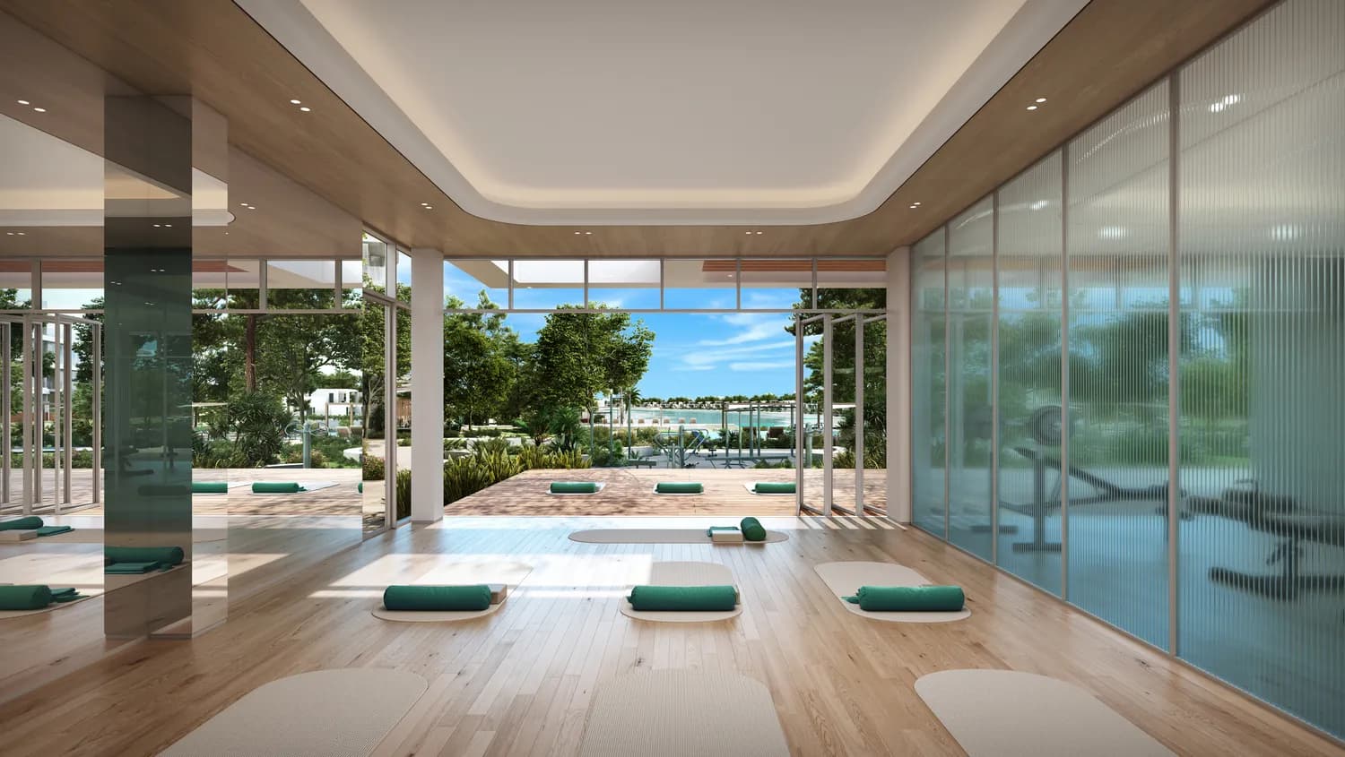 Palm Central Private Residences amenity Yoga Studio - Palm Jebel Ali, Dubai - by Nakheel