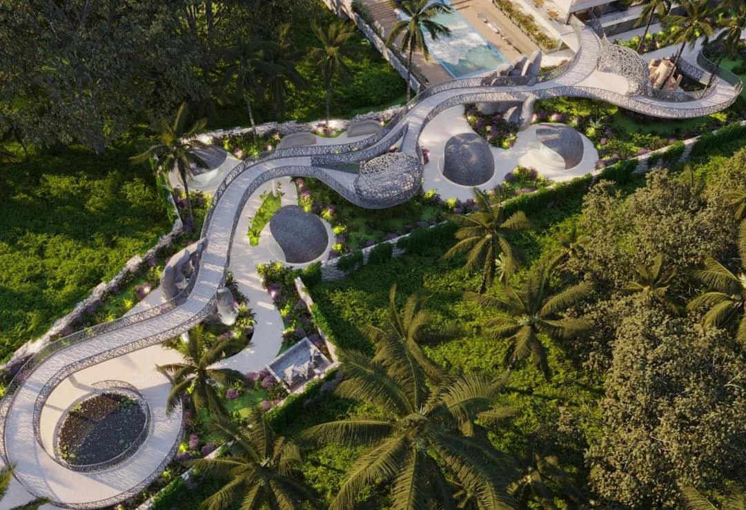 Pandawa Residence amenity Walking Area - Badung, Dubai - by Sansara Development Group