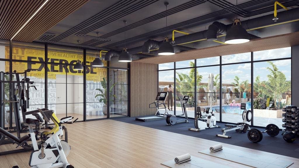 Pantheon Elysee Heights amenity Gym - JVC (Jumeirah Village Circle), Dubai - by Pantheon