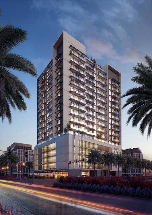Pantheon Elysee Heights exterior view - JVC (Jumeirah Village Circle), Dubai - by Pantheon