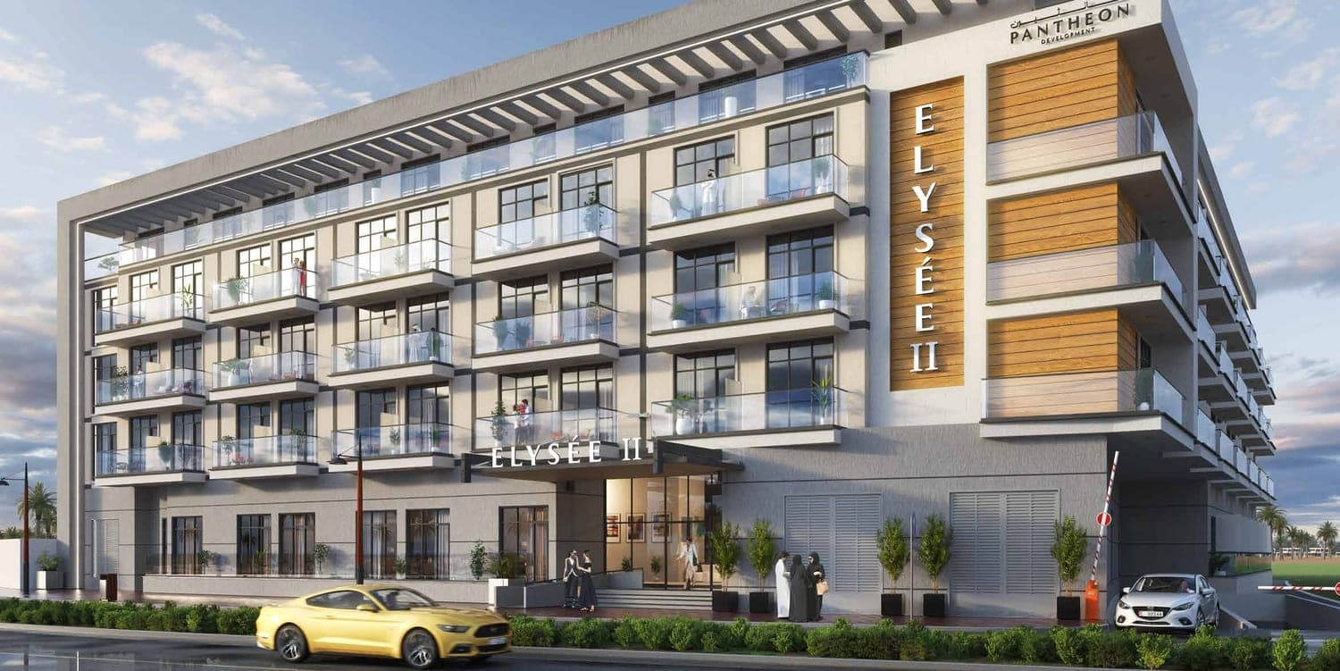 Pantheon Elysee II exterior view - JVC (Jumeirah Village Circle), Dubai - by Pantheon