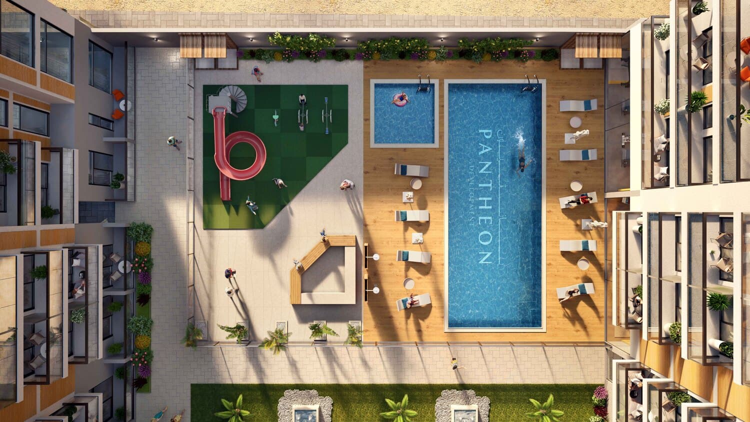 Pantheon Elysee III amenity Kids Play Area - JVC (Jumeirah Village Circle), Dubai - by Pantheon