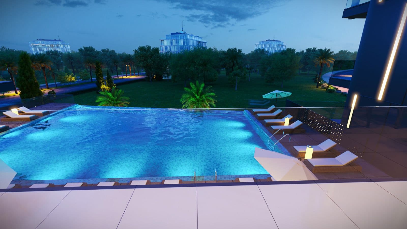 Park Beach Residence amenity Infinity Pool - Al Marjan Island, Dubai - by Park Group