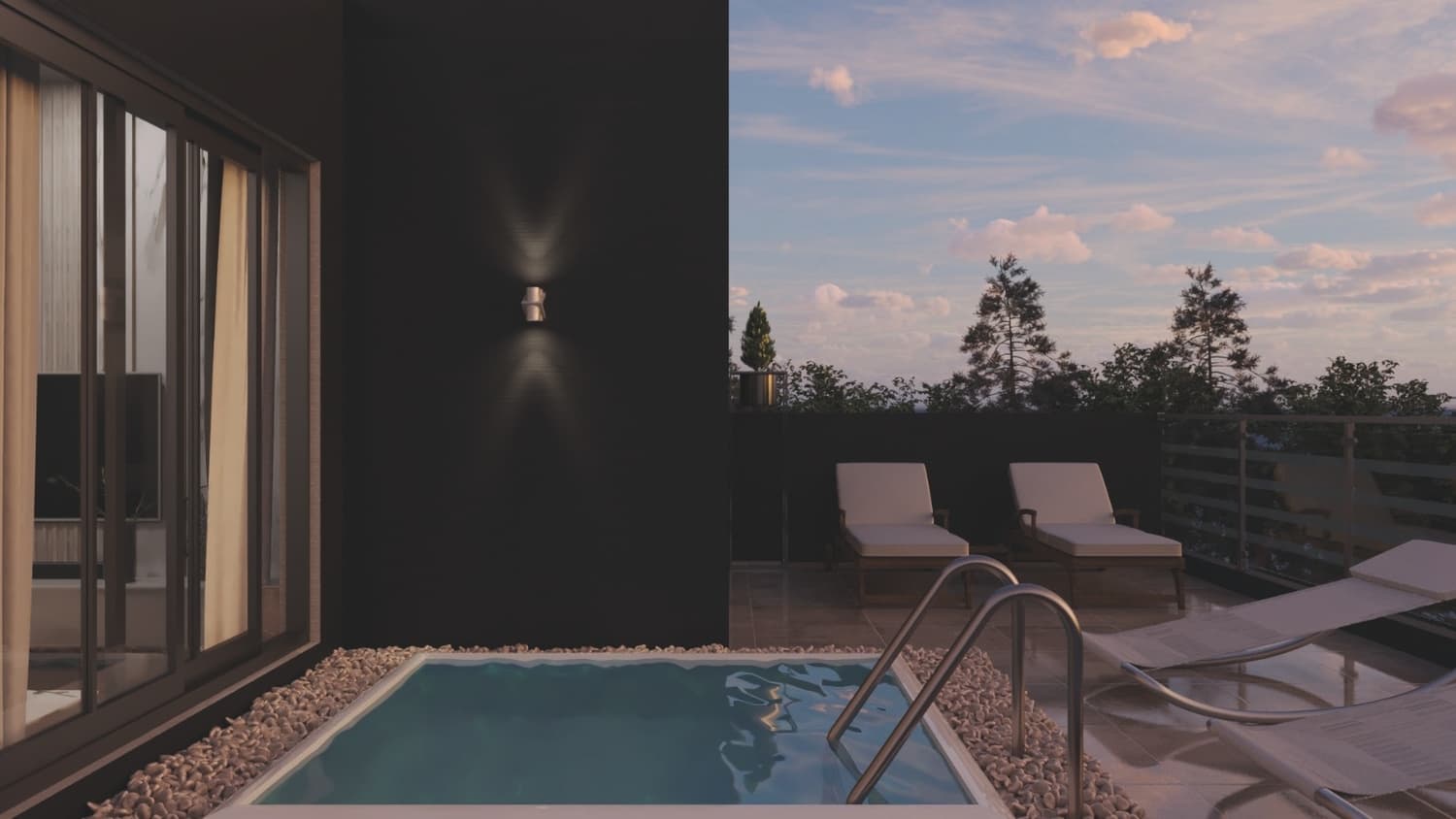 Park Beach Residence amenity Private Swimming Pools - Al Marjan Island, Dubai - by Park Group