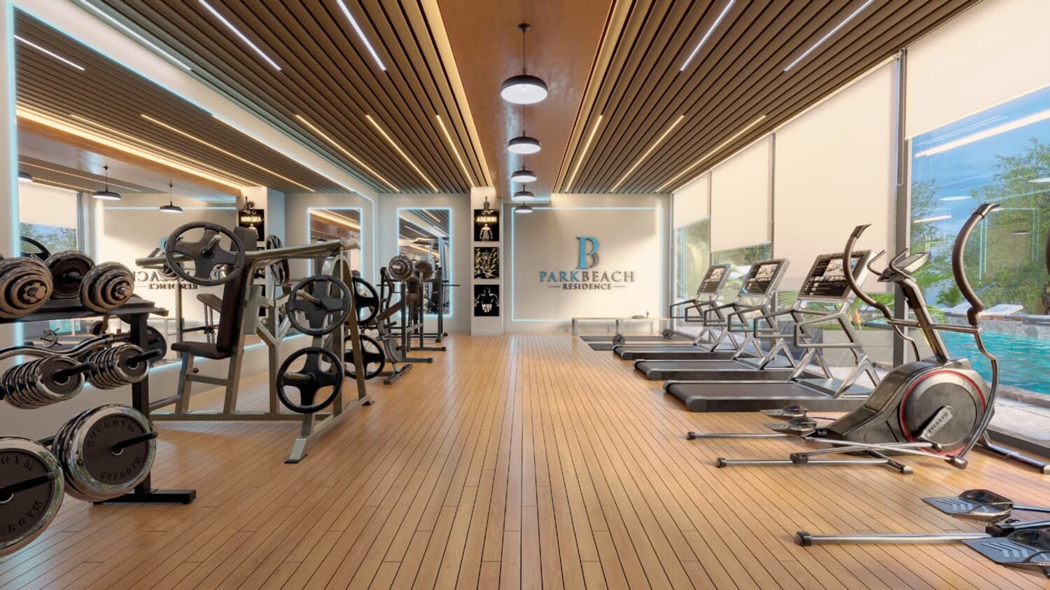 Park Beach Residence II amenity Gym - Al Marjan Island, Dubai - by Park Group