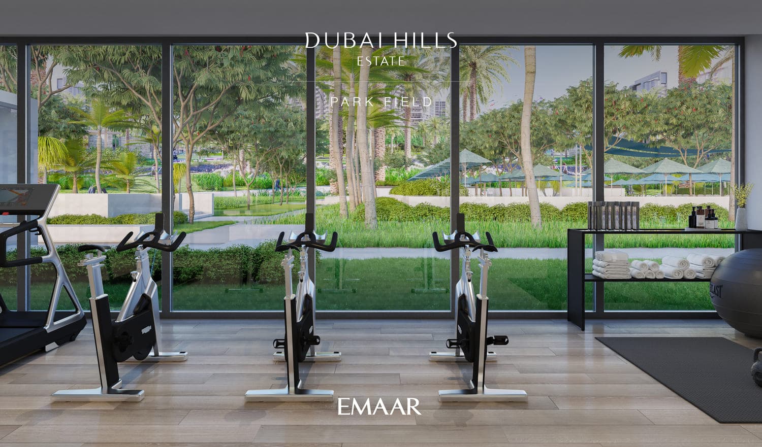 Park Field amenity Fully Equipped Gym - Dubai Hills, Dubai - by Emaar