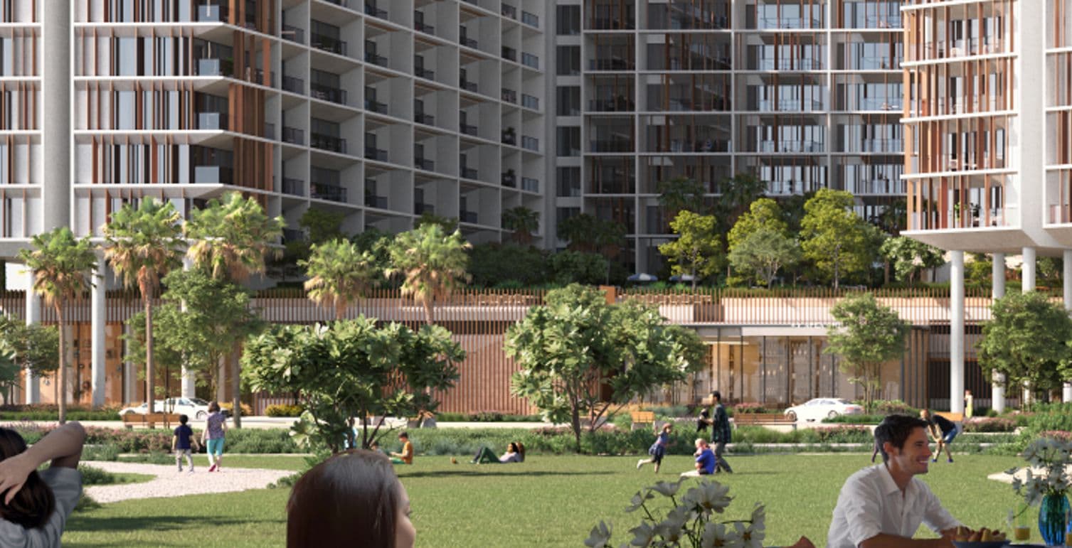 Park Five amenity Green Lawn & Dog Park - Dubai Production City, Dubai - by Deyaar
