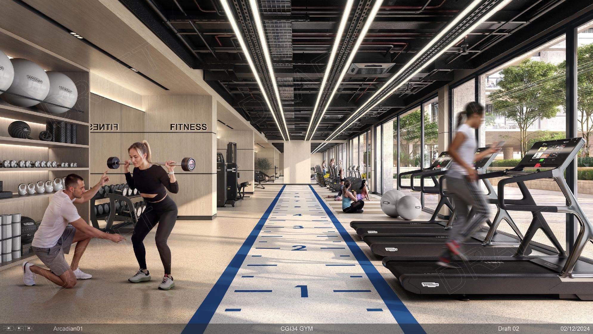 Park Five amenity Gym - Dubai Production City, Dubai - by Deyaar