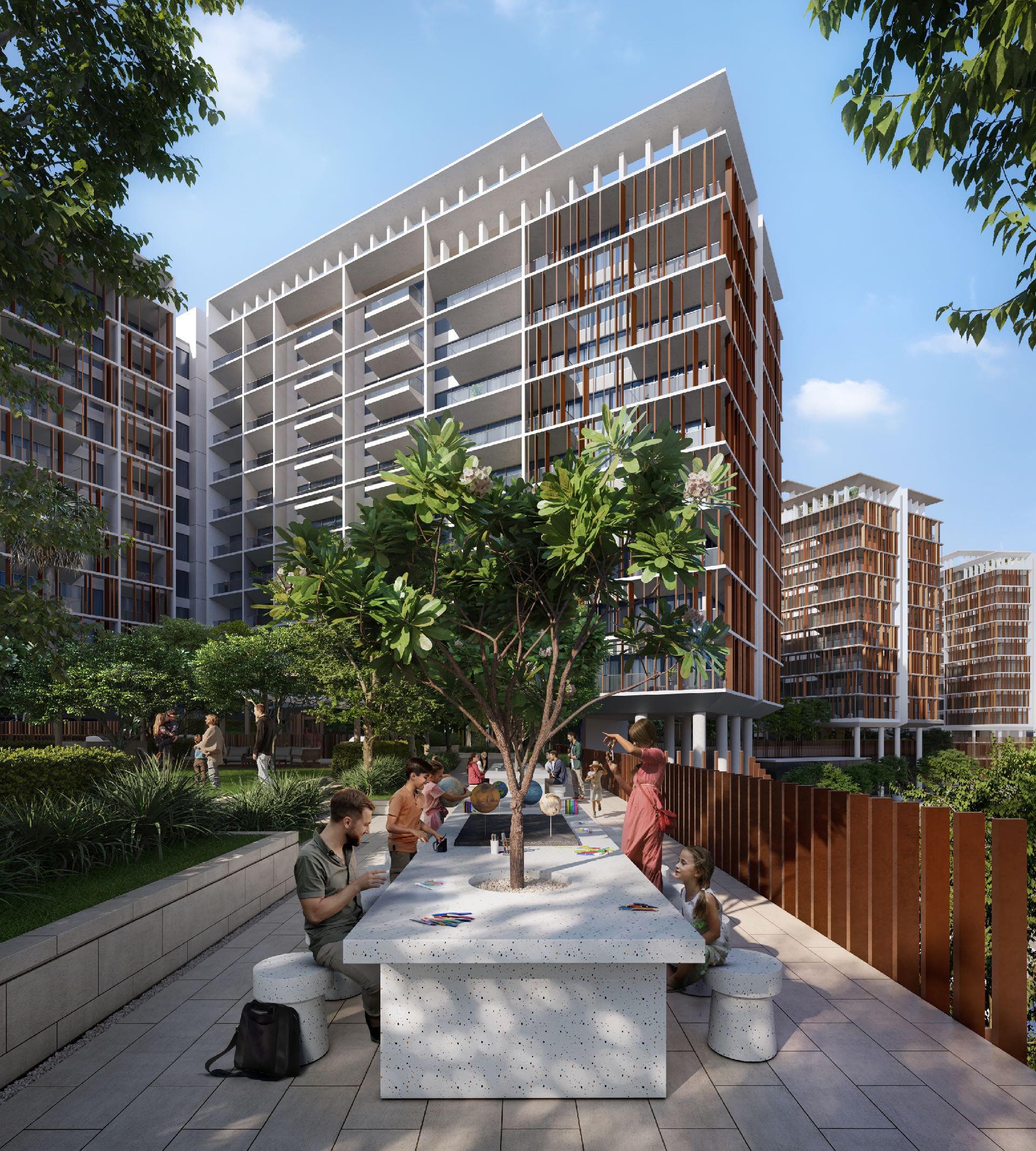 Park Five amenity Outdoor Coworking Spaces - Dubai Production City, Dubai - by Deyaar