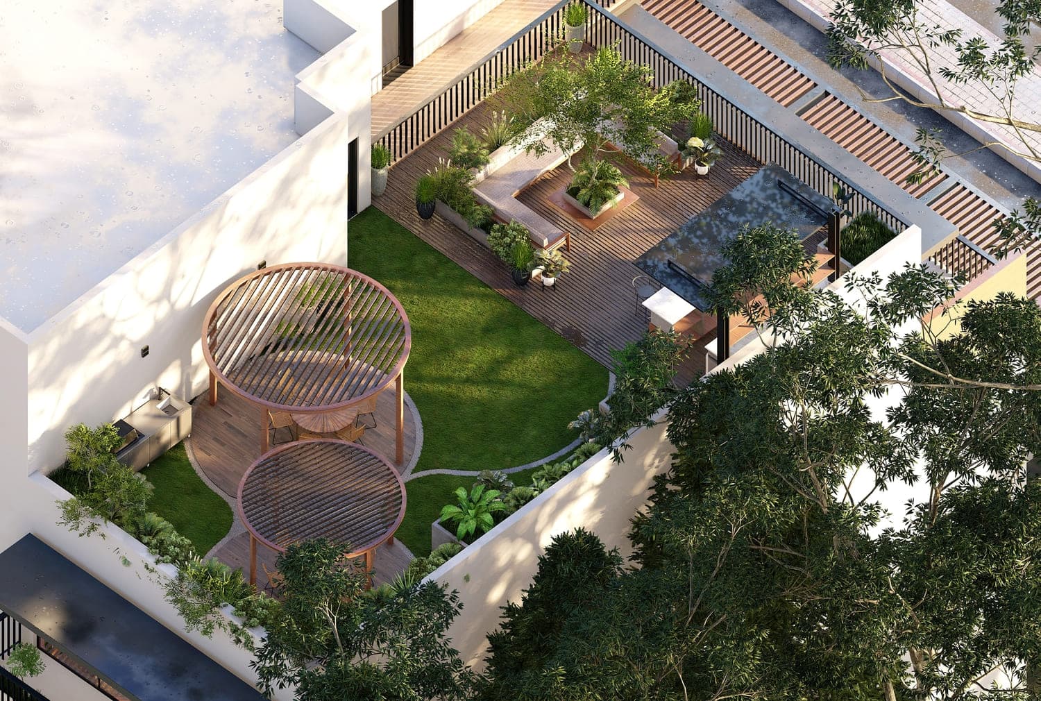 Park Lane 2 by Heilbronn amenity Bbq Area - JVC (Jumeirah Village Circle), Dubai - by Heilbronn Properties