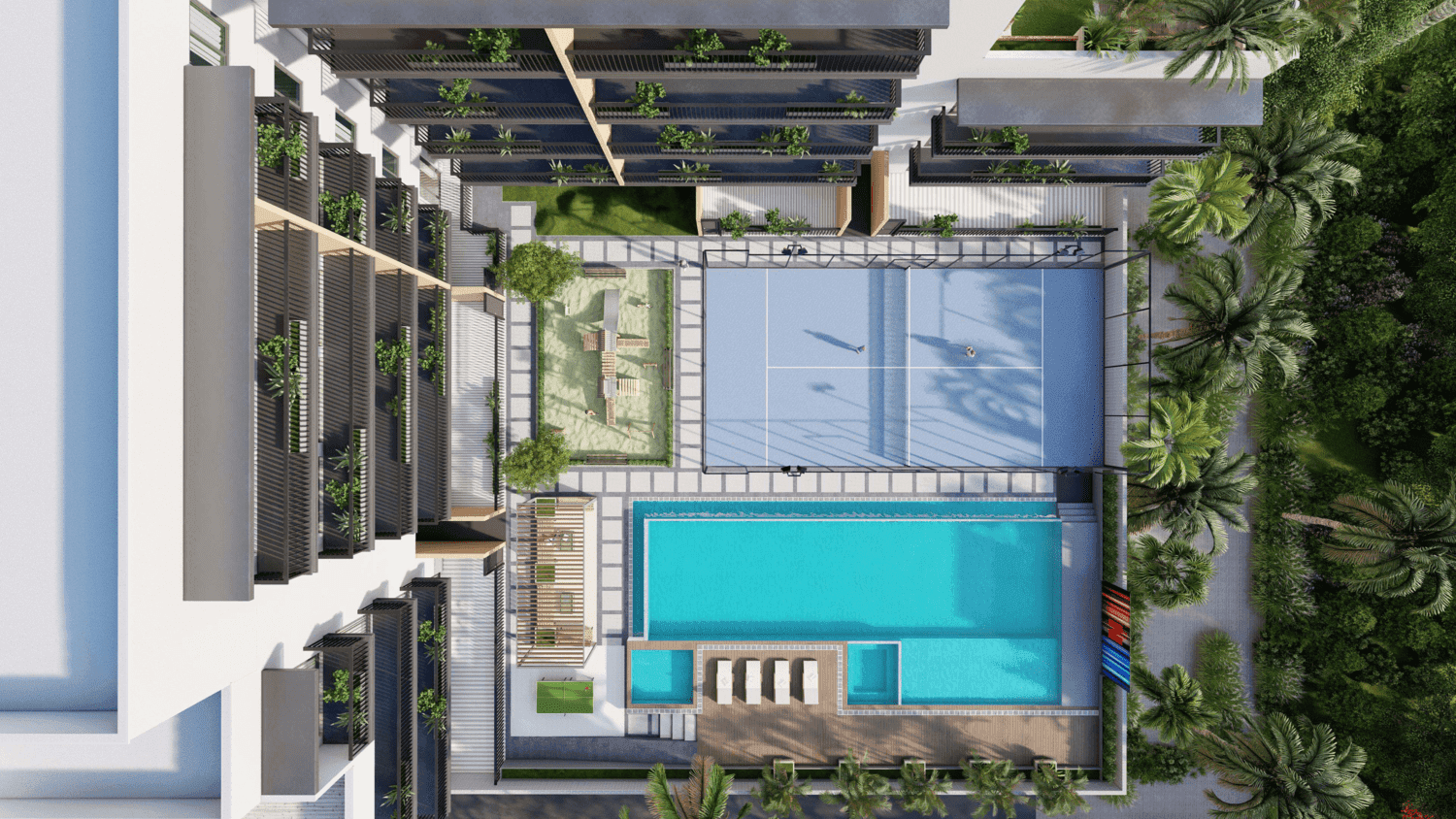 Park Lane by Heilbronn amenity Tennis Court - JVC (Jumeirah Village Circle), Dubai - by Heilbronn Properties