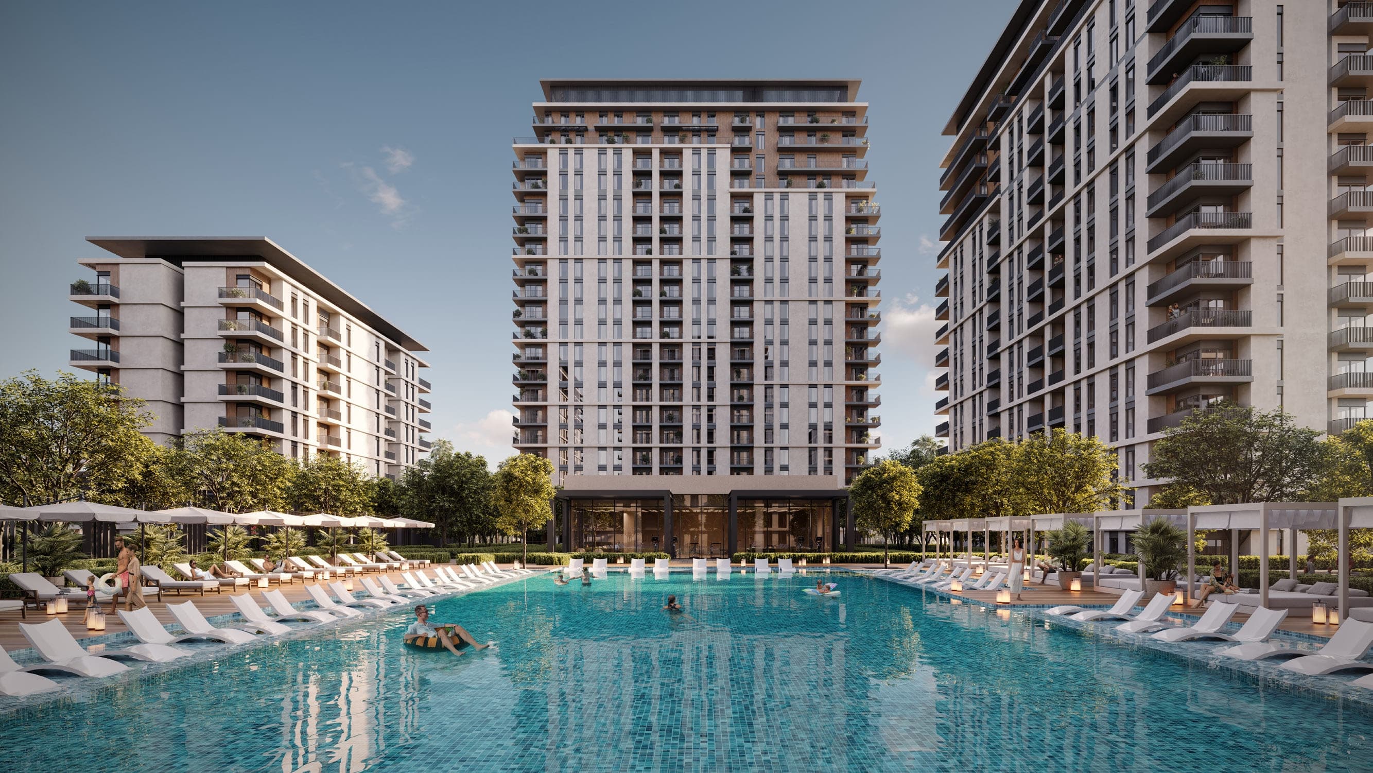 Park Lane exterior view - Dubai Hills, Dubai - by Emaar