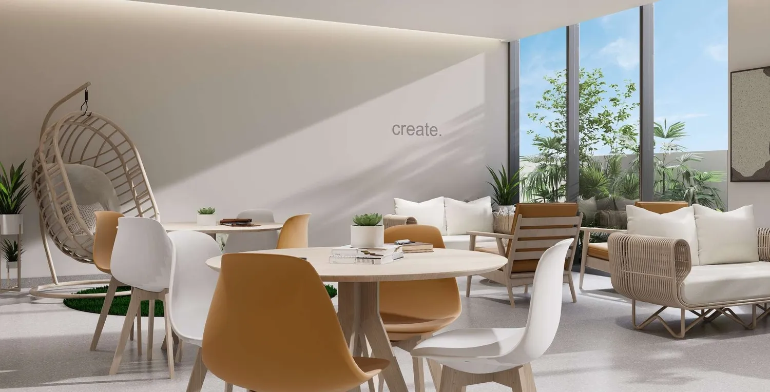 Parkgreen Residences amenity Co-working Space - Wadi Al Safa 2, Dubai - by Alishaan Developments