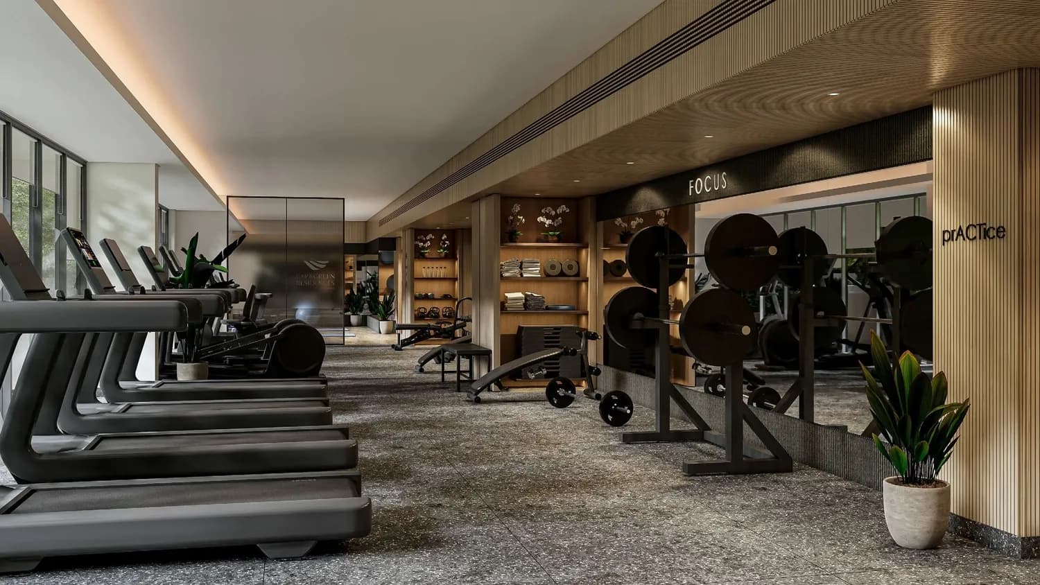 Parkgreen Residences amenity Gym - Wadi Al Safa 2, Dubai - by Alishaan Developments