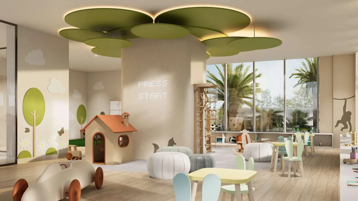 Parkgreen Residences amenity Indoor Kids’ Play Area - Wadi Al Safa 2, Dubai - by Alishaan Developments