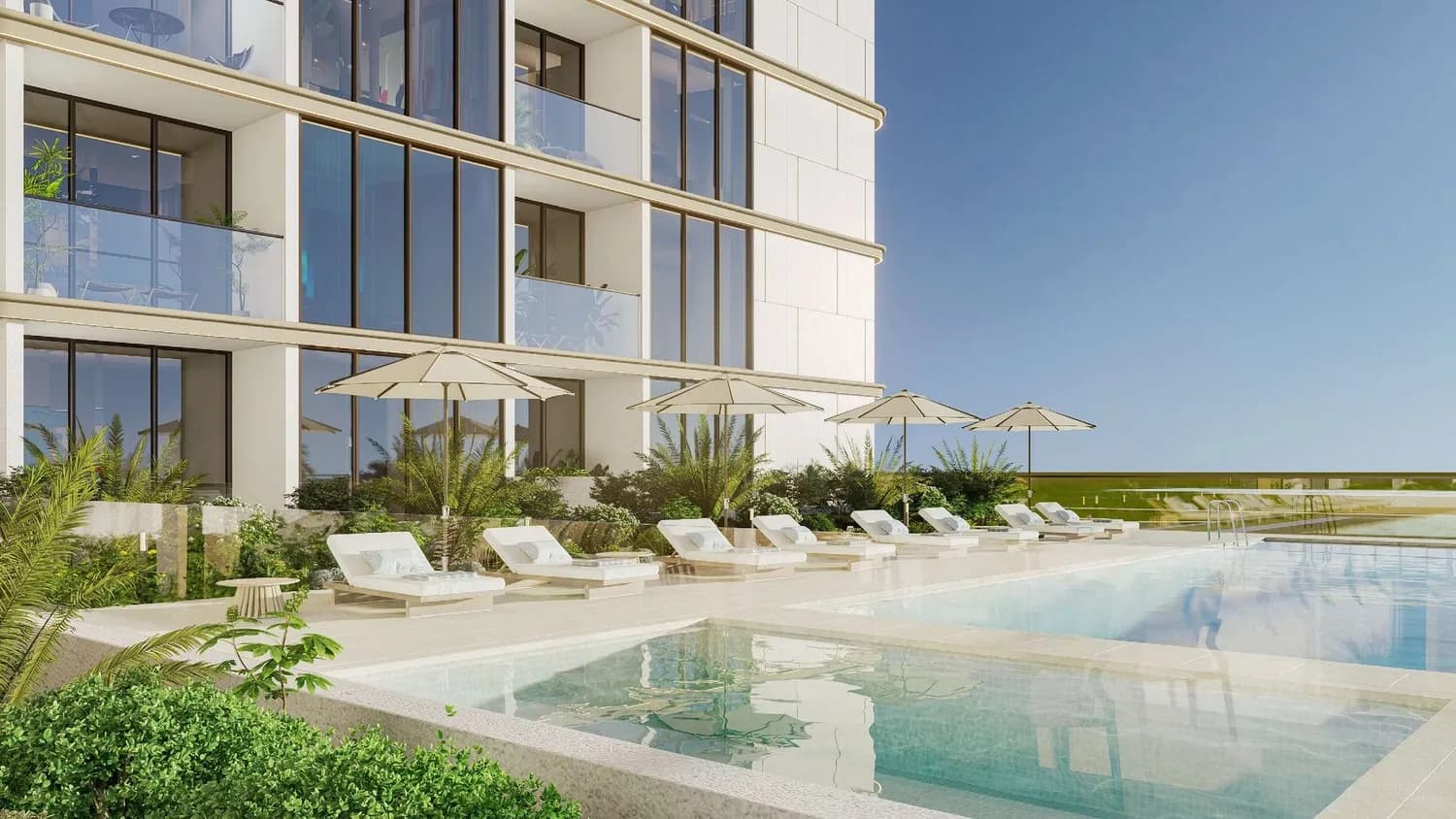 Parkgreen Residences amenity Swimming Pool - Wadi Al Safa 2, Dubai - by Alishaan Developments