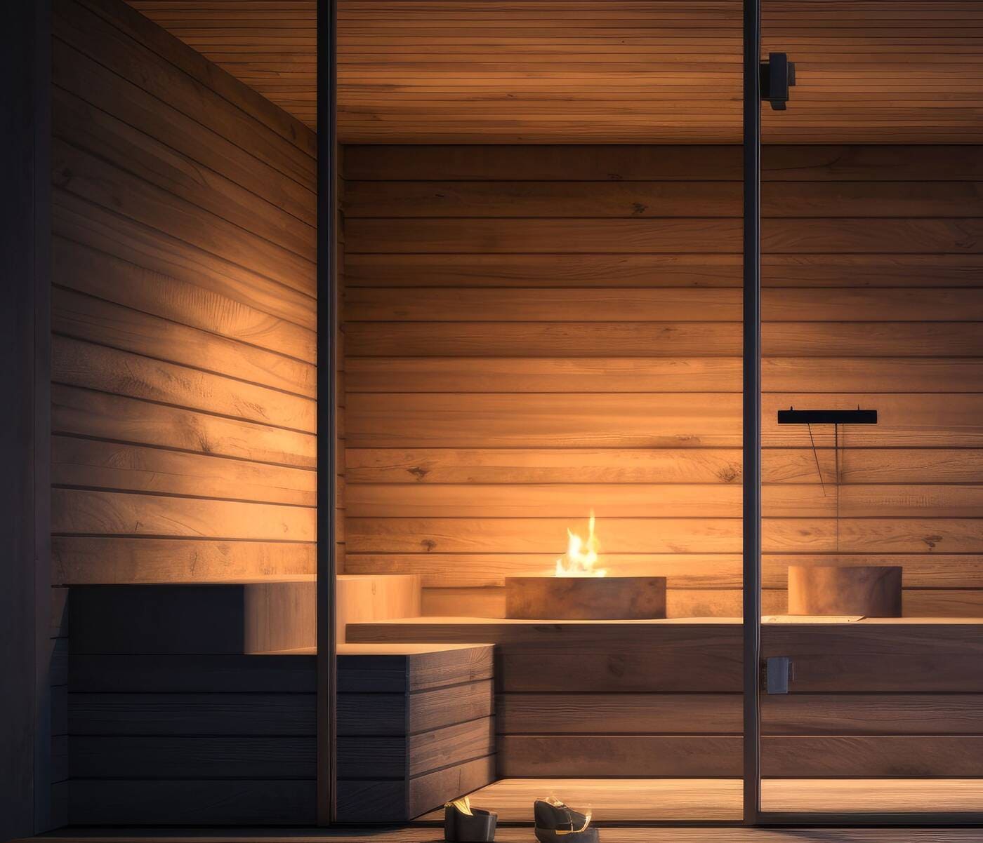 Parkside Boulevard amenity Sauna Room - Arjan, Dubai - by Tabeer Real Estate Development LLC